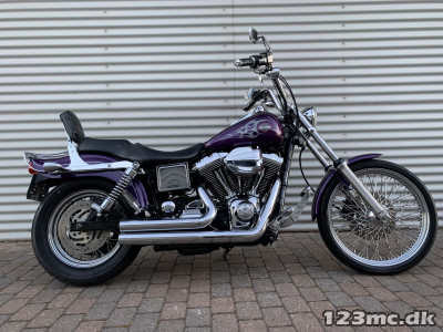 Harley-Davidson FXDWG Dyna Wide Glide HMC Motorcykler. Vi bytter gerne.