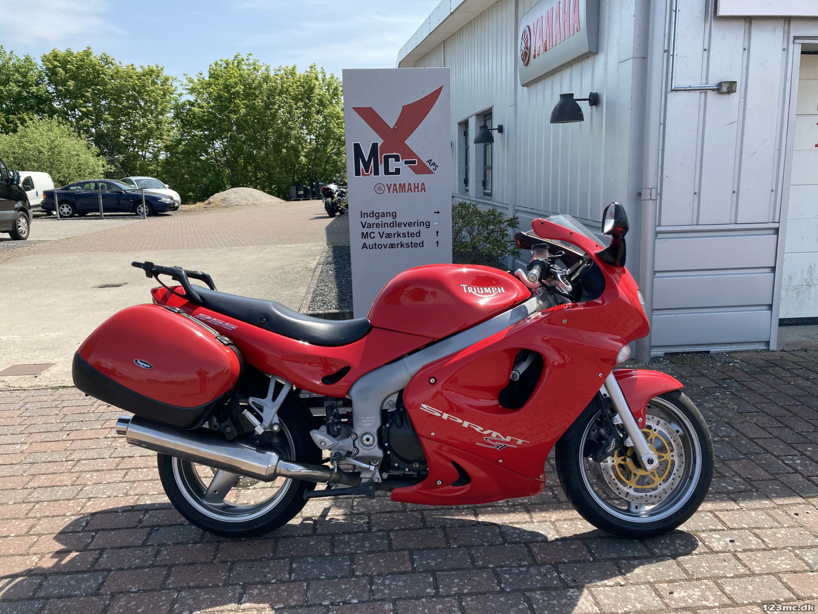 Jambe D'amortisseur Arrière Triumph Sprint ST 955i T695AB Année 99 - Réf. A3475, Occasion