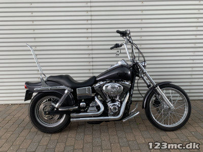 Harley-Davidson FXDWG Dyna Wide Glide HMC Motorcykler. Vi bytter gerne.