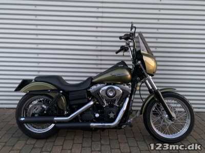 Harley-Davidson FXDB Street Bob HMC Motorcykler.  Vi bytter gerne.