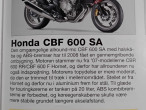 2008 Honda CBF 600 SA