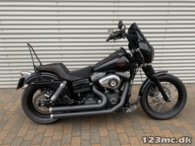 Harley-Davidson FXDB Street Bob HMC Motorcykler.  Vi bytter gerne.