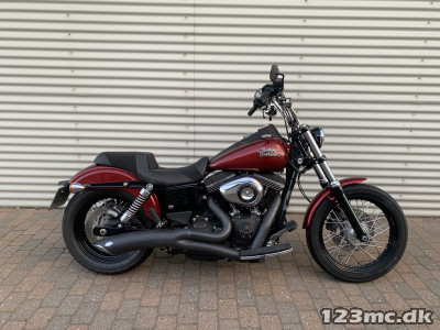 Harley-Davidson FXDB Street Bob HMC Motorcykler.  Vi bytter gerne.