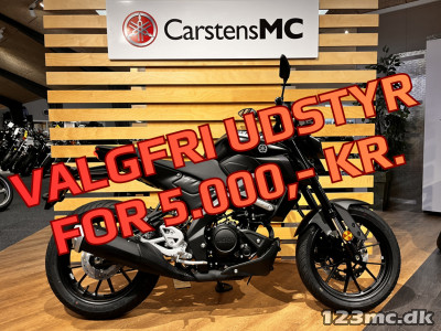 Yamaha MT-125 DEMO - Inkl. valgfri org. udstyr for 5.000 kr.