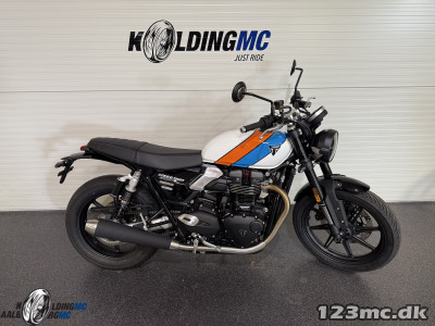 Triumph Speed Twin 900 Pure White/Maui Blue/Tangerine Orange
