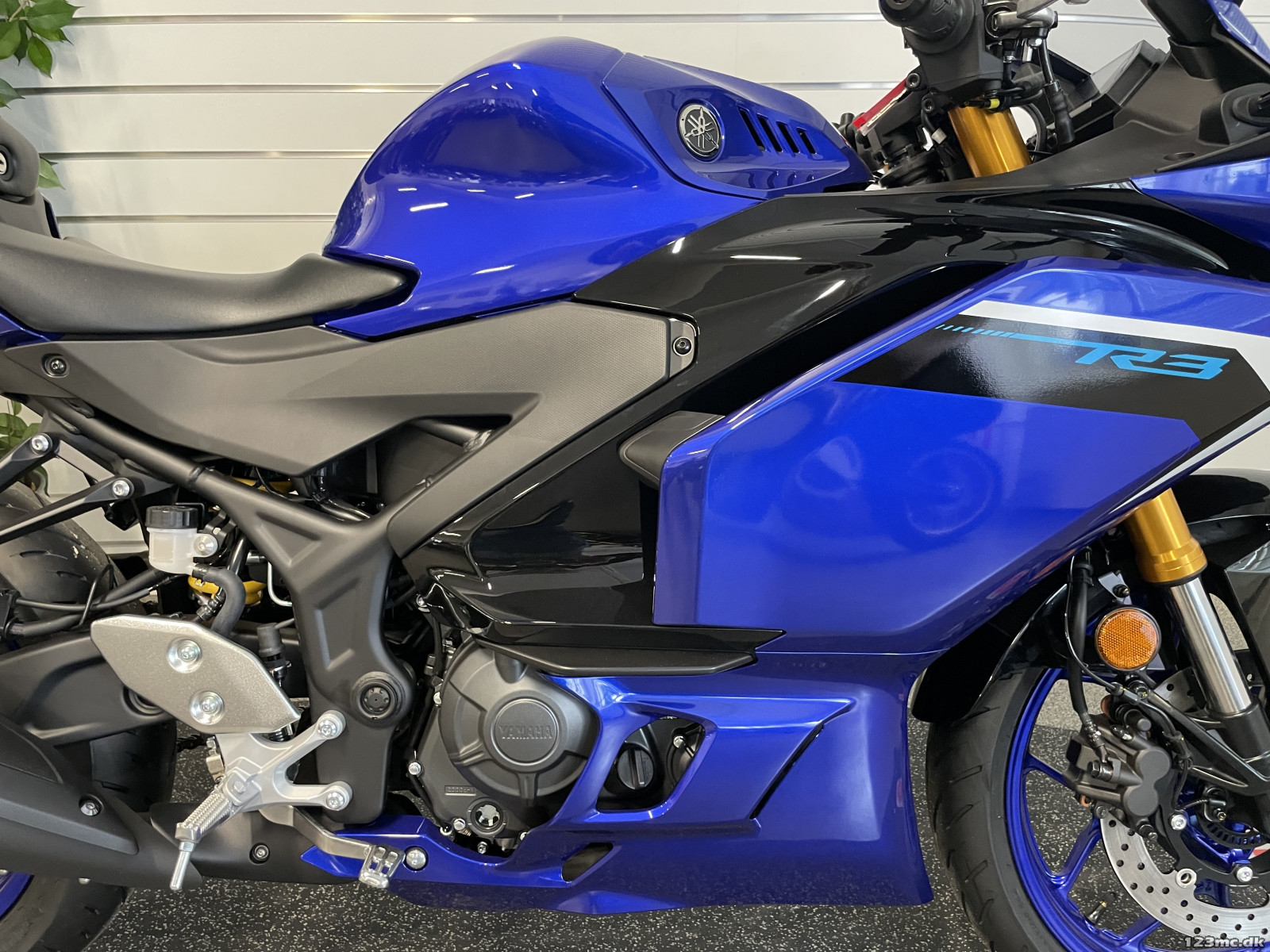 Ny Yamaha YZF R3 - Icon Blue 2025 til salg - 123mc