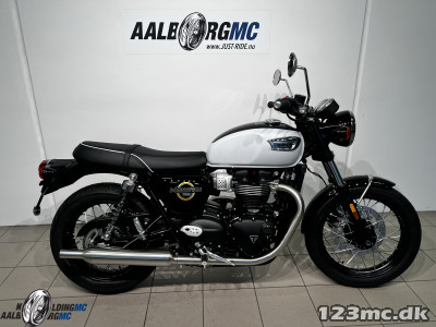 Triumph Bonneville T 100 Snowdonia White / Sapphire Black