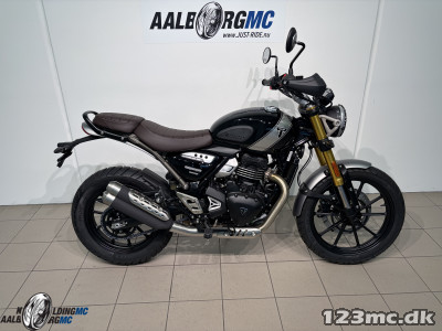 Triumph Scrambler 400 X PHANTOM BLACK / SILVER ICE