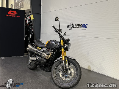 Triumph Scrambler Mineral Grey / Cosmic Yellow