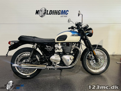 Triumph Bonneville T 120 Aegan Blue / New Eng White