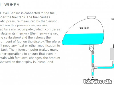 Benzinmåler universal.