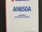 Manual, instruktionsbog til Suzuki AN 650 Burgman