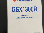 Manual, Instruktionsbog til Suzuki GSX 1300 R Hayabusa