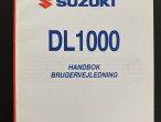 Manual, Instruktionsbog til Suzuki DL 1000 V-Strom