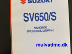 Manual, Instruktionsbog til Suzuki SV 650 S