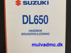 Manual, Instruktionsbog til Suzuki DL 650 V-Strom Manual, Instruktionsbog til Suzuki DL 650 V-Strom