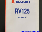 Manual, Instruktionsbog Svensk til Suzuki RV 125