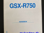 Manual, instruktionsbog svensk til Suzuki GSXR 750