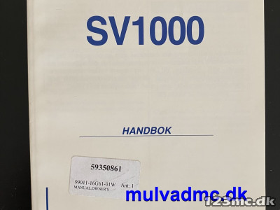 Manual, instruktionsbog Svensk