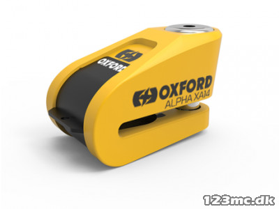 Oxford - Alpha XA14 Alarm Disc Lock Yellow/Black