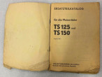 Reservedelsbog MZ TS125/TS150, MZ-TS125-TS150-reservedelskatalog Reservedelsbog MZ TS125/TS150, MZ-TS125-TS150-reservedelskatalog