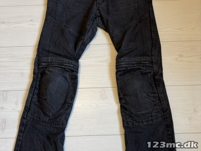 Mc-jeans med kevlar og knæbeskyttere, str. L/50