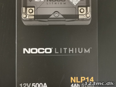 Komplet NOCO Lithium-setup til MC – NLP14 & Genius
