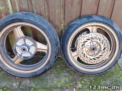 Honda CBR600 F2 / F3 fælge med dæk