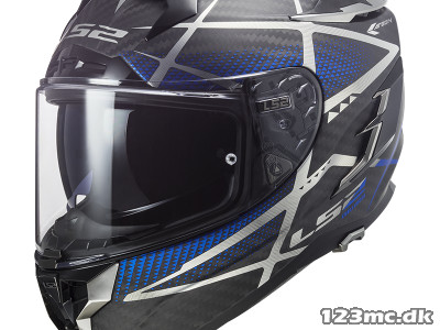 LS2 Challenger Carbon Konic Blue Før 3.799,-