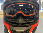 LS2 FF800 Storm Nerve Matt sort og Rød L, 108002032L