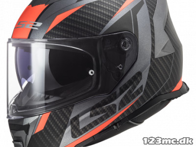 LS2 STORM RACER TITAN FLUO ORANGE