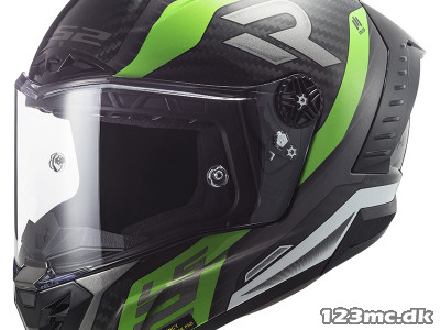 LS2 Thunder Supra Green White - FØR 4199