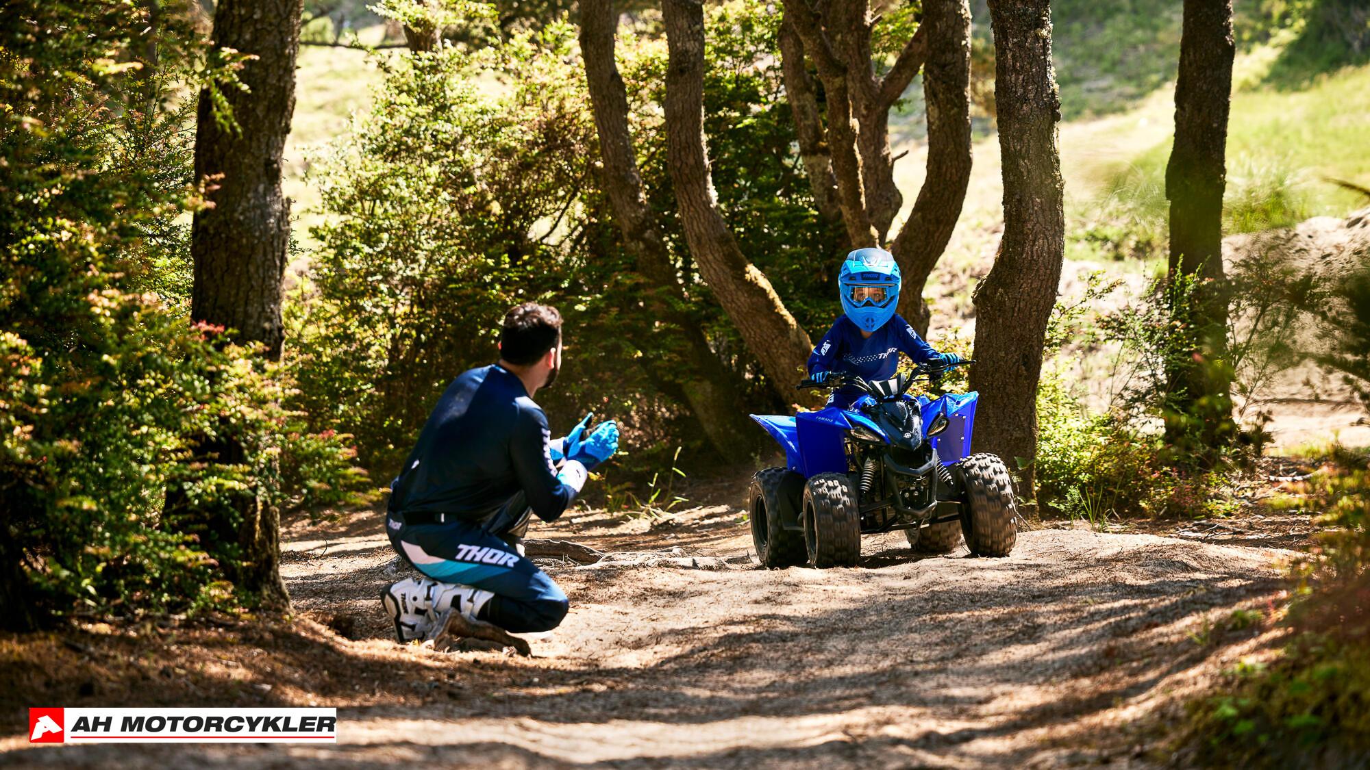 Yamaha YFZ 50 Racing Blue — billede 4