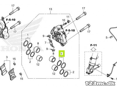 06451-MEL-003 SEAL SET, PISTON(32)