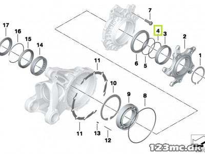 07119907129 BMW - O-RING - 62X2-N-FPM 80