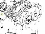 11381-44003 COVER, CONTACT BREAKER til Suzuki