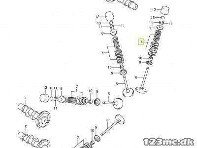 12920-33E00 (12920-33E10) SPRING SET, VALVE