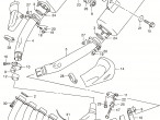 14340-15H00 (14340-15H01) BODY, MUFFLER LH til Suzuki GSX 1300 R Hayabusa