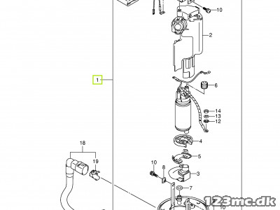 15100-15H00 PUMP ASSY,FUEL GSX1300R