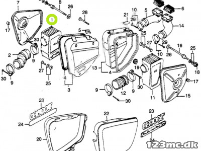 17211-375-000 ELEMENT, R. LUFTFILTER
