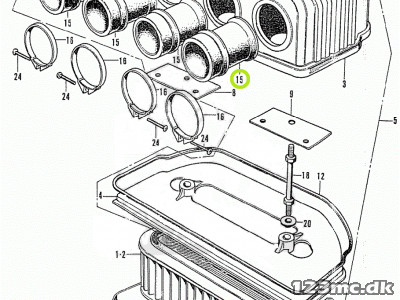 17253-341-000 (17253-341-300) TUBE, AIR CLEANER
