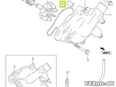 17435-02F00 O-RING,WATER PUMP