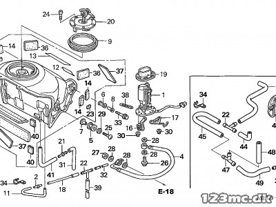 17559-MEL-D00 MAT, FUEL TANK