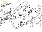 18231-425-000 JOINT,EX.PIPE til Honda