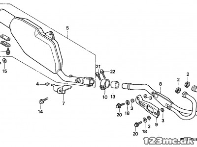 18231-MN1-670 JOINT, EX. PIPE