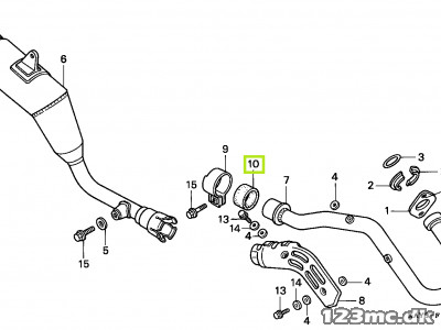 18391-383-670 (18392-MK4-000) PACKING,MUFFLER