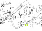18391-438-306 PACKING,MUFFLER til Honda