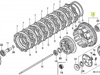 22100-MZ5-010 CLUTCH (OUTER) til Honda VFR 750 F