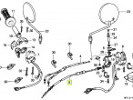 22870-MV1-000 (22870-MV1-000)  CABLE COMP., CLUTCH til Honda