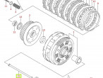 23110-44111 ROD,CLUTCH PUSH til Suzuki